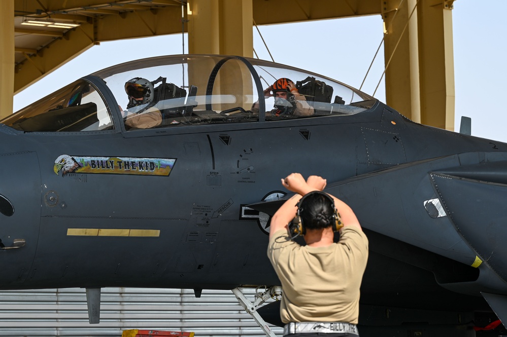 391st Expeditionary Fighter Squadron takes part in exercise Ballast Cannon.