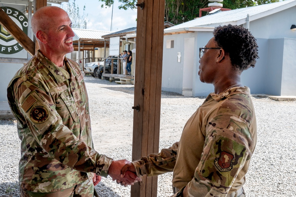 Chief Master Sergeant of the Air Force Connects with Deployed United States Africa Command Airmen