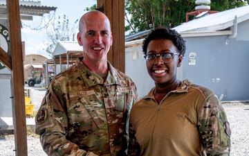 Chief Master Sergeant of the Air Force Connects with Deployed United States Africa Command Airmen