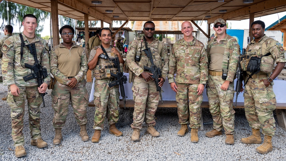 Chief Master Sergeant of the Air Force Connects with Deployed United States Africa Command Airmen