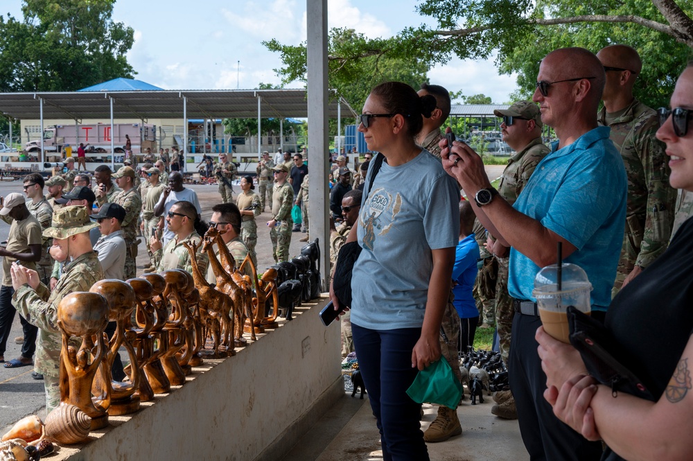 Chief Master Sergeant of the Air Force Connects with Deployed United States Africa Command Airmen