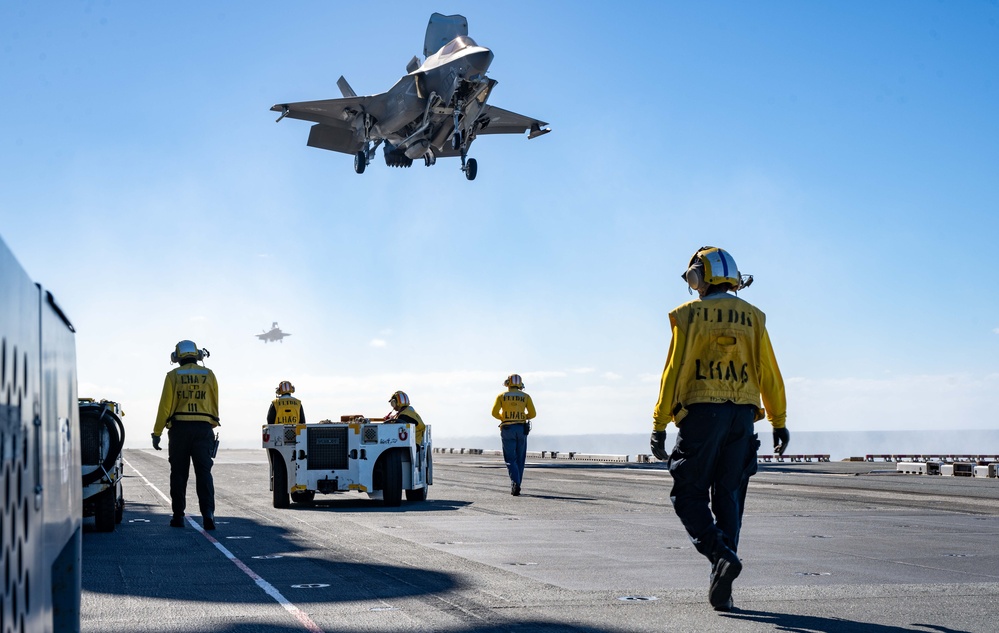 USS America (LHA 6) Conducts Flight Operations during Exercise Talisman Sabre 25