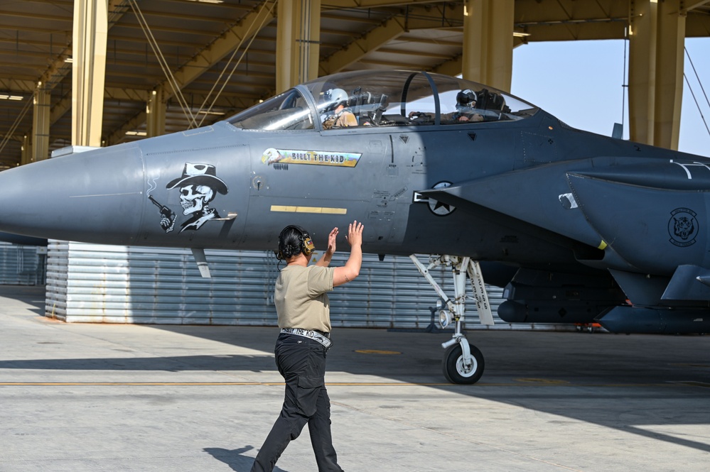 391st Expeditionary Fighter Squadron takes part in exercise Ballast Cannon