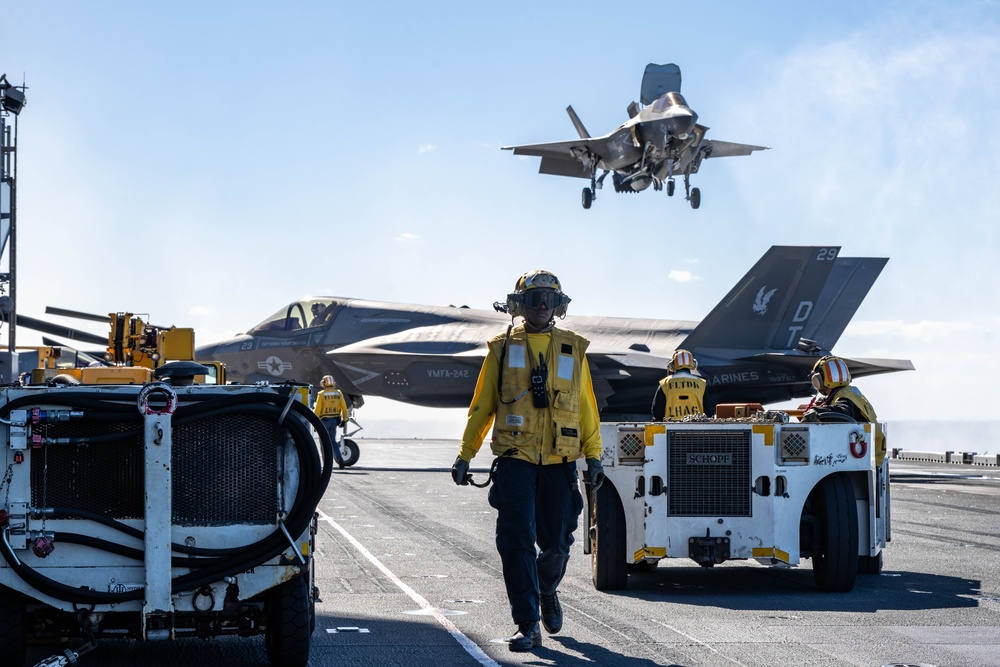 USS America (LHA 6) Conducts Flight Operations during Exercise Talisman Sabre 25