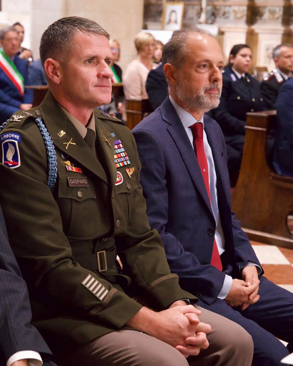 173rd Airborne Brigade Honors Saint Michael, Patron of Warriors, in Italian Ceremony