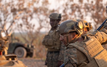 Talisman Sabre 25: 3rd Bn., 11th Marines, MRF-D 25.3  conducts dry-fire with M777 Howitzers