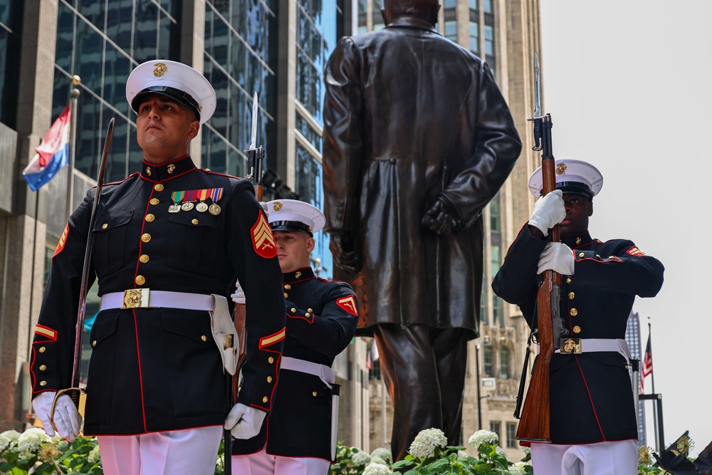 Silent Drill Platoon at Marine Week Chicago 2025