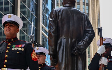 Silent Drill Platoon at Marine Week Chicago 2025