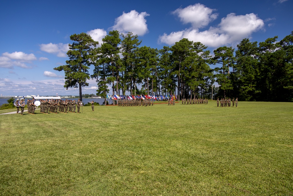 Ground Supply School Change of Command Ceremony