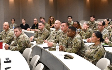 Former Sergeant Major of the Army Dailey Inspires Soldiers at Womack’s Soldier Recovery Unit