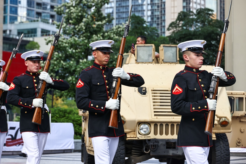 Silent Drill Platoon at Marine Week Chicago 2025