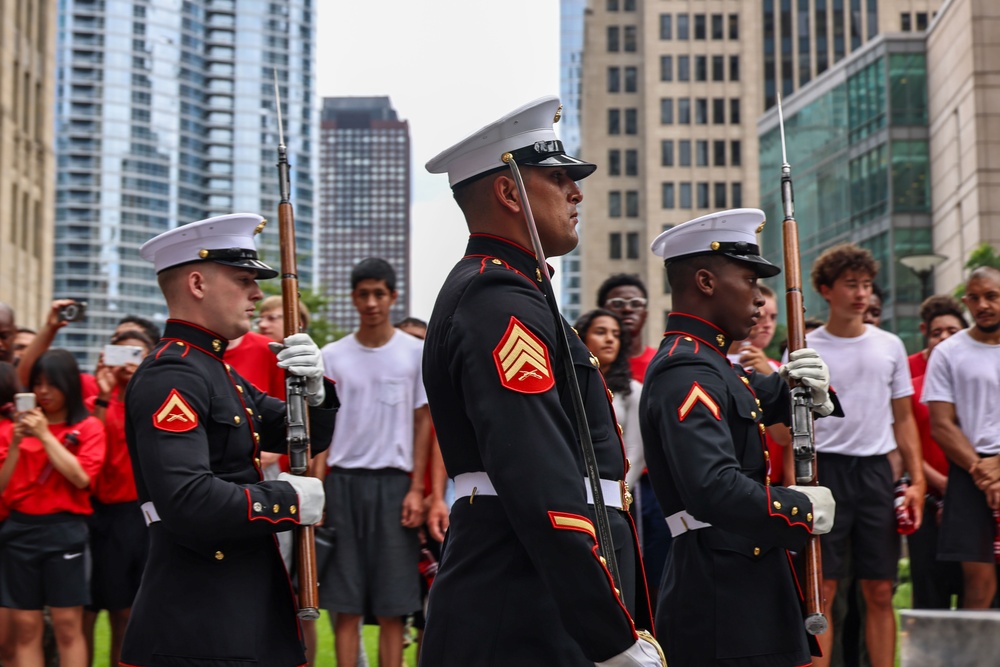 Silent Drill Platoon at Marine Week Chicago 2025