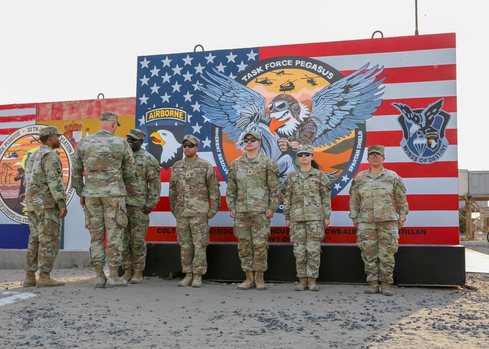 101st CAB T-Wall Unveiling Ceremony