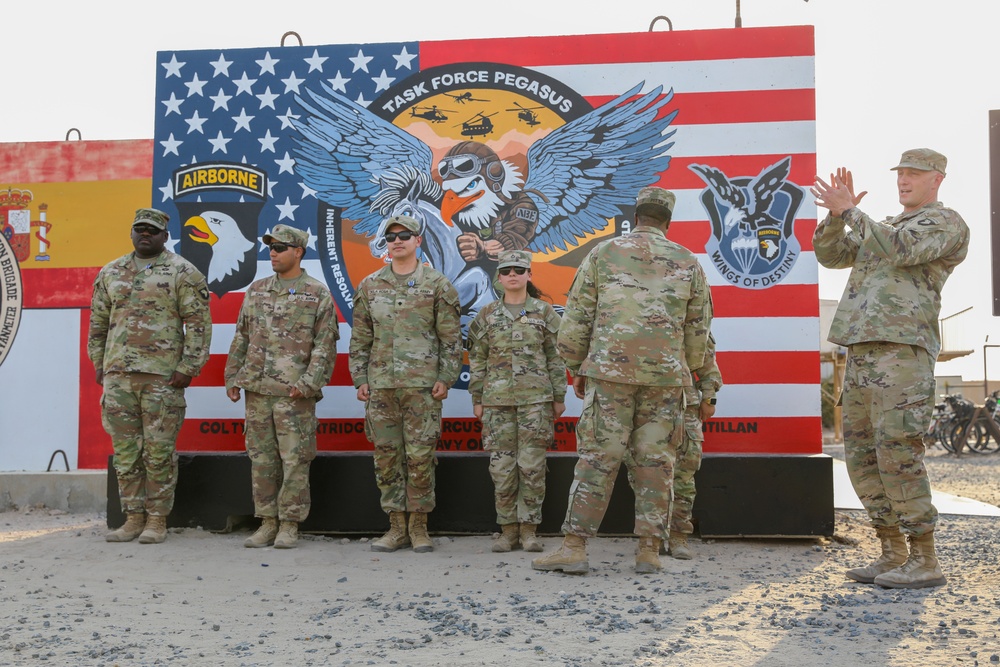 101st CAB T-Wall Unveiling Ceremony