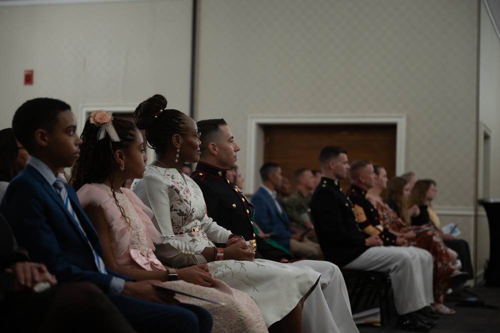 Marine Corps Cyberspace Warfare Group Relief and Appointment Ceremony