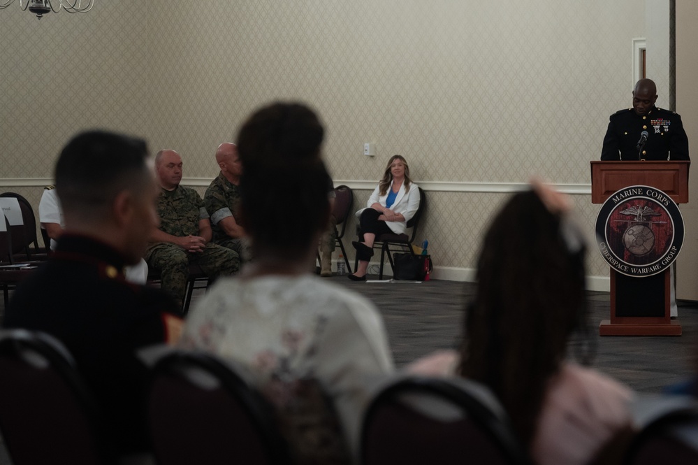 Marine Corps Cyberspace Warfare Group Relief and Appointment Ceremony