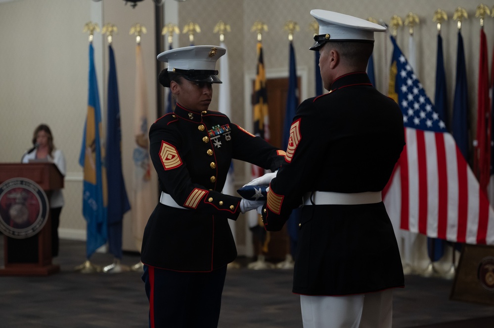 Marine Corps Cyberspace Warfare Group Relief and Appointment Ceremony