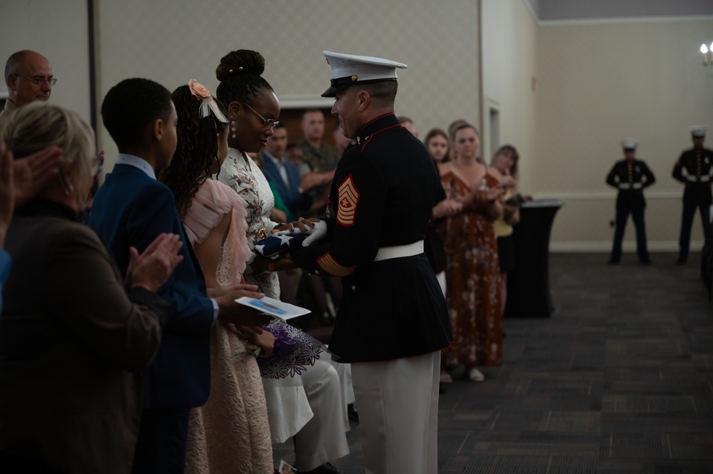 Marine Corps Cyberspace Warfare Group Relief and Appointment Ceremony