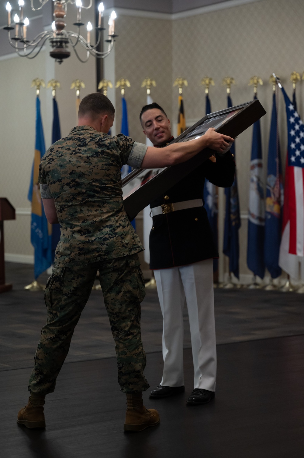 Marine Corps Cyberspace Warfare Group Relief and Appointment Ceremony