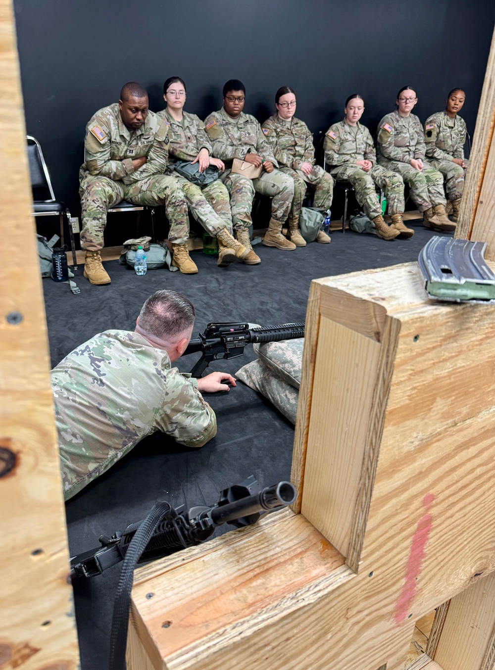 EST weapons qualification preparation at Fort Indiantown Gap