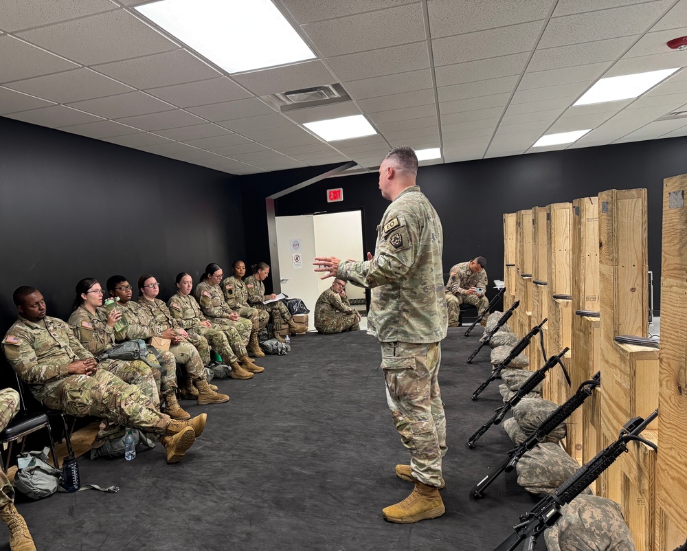 EST weapons qualification preparation at Fort Indiantown Gap