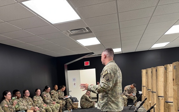 EST weapons qualification preparation at Fort Indiantown Gap