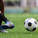 U.S. Navy, National Aeronaval Service of Panama play a soccer match