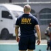 U.S. Navy, National Aeronaval Service of Panama play a soccer match