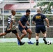 U.S. Navy, National Aeronaval Service of Panama play a soccer match