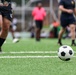 U.S. Navy, National Aeronaval Service of Panama play a soccer match