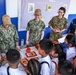 U.S. Navy holds health fair for a school in Panama