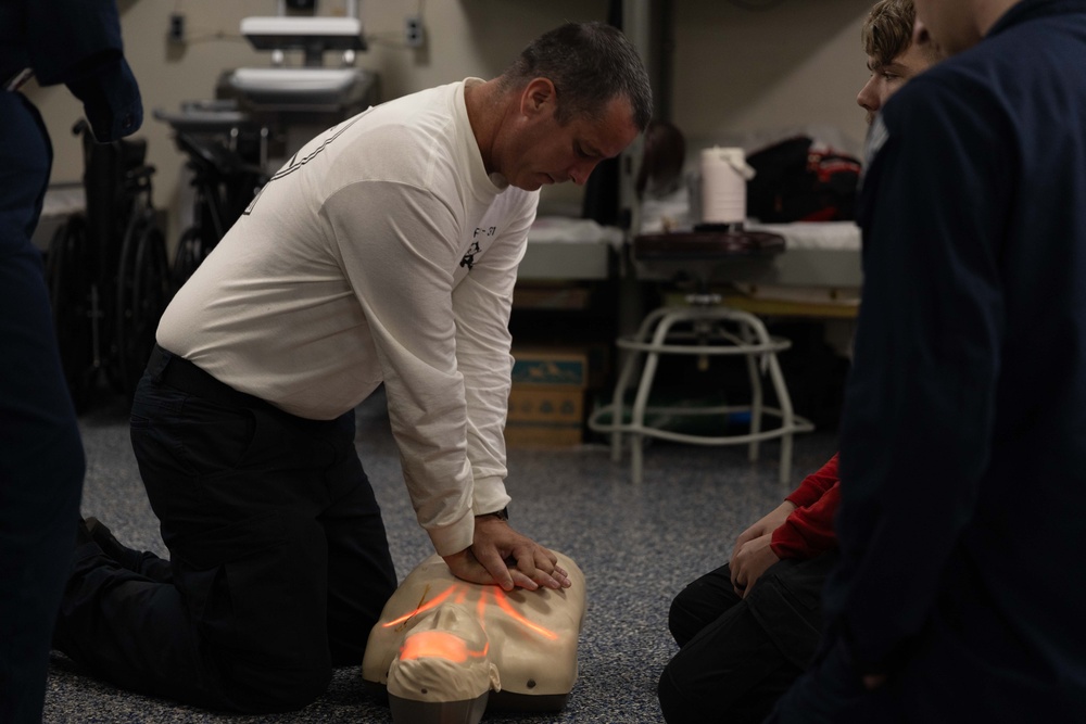 USS Gerald R. Ford (CVN 78) CPR Training