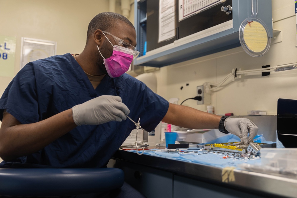 USS Gerald R. Ford (CVN 78) Deployed Dental Operations