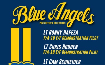 Blue Angels Select 2026 Officers
