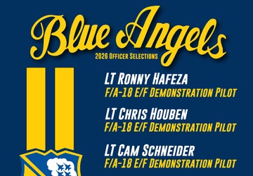 Blue Angels Select Officers for 2026 Show Season