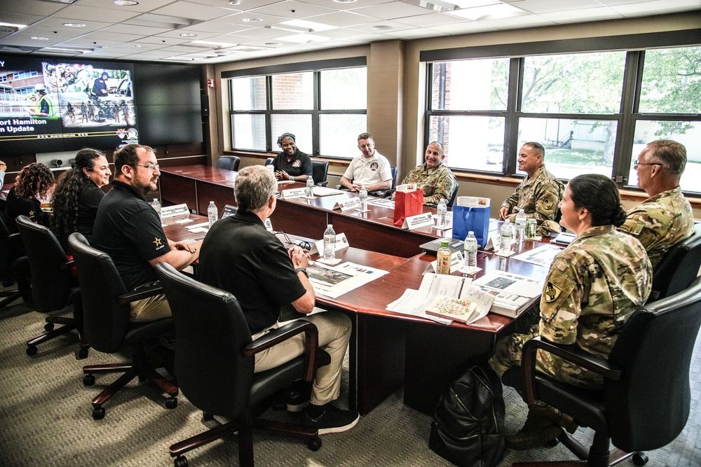 West Point Command Visits Fort Hamilton Garrison to Assess Support, Recognize Workforce
