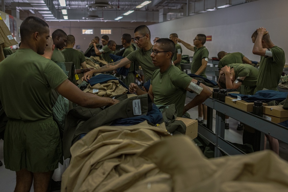 Echo Company 2nd Uniform Fitting