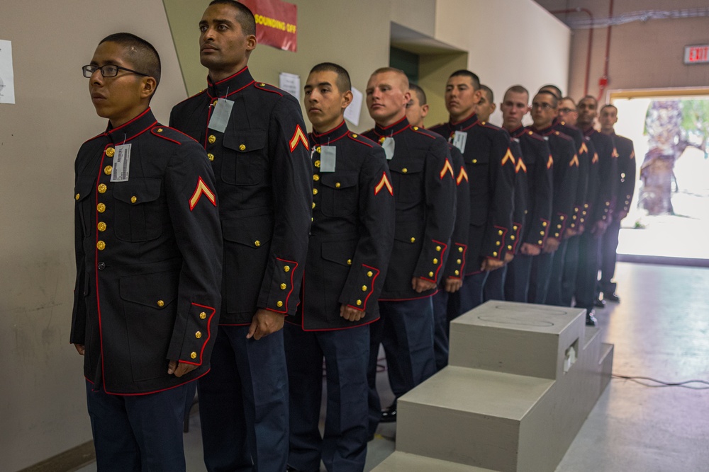 Echo Company 2nd Uniform Fitting