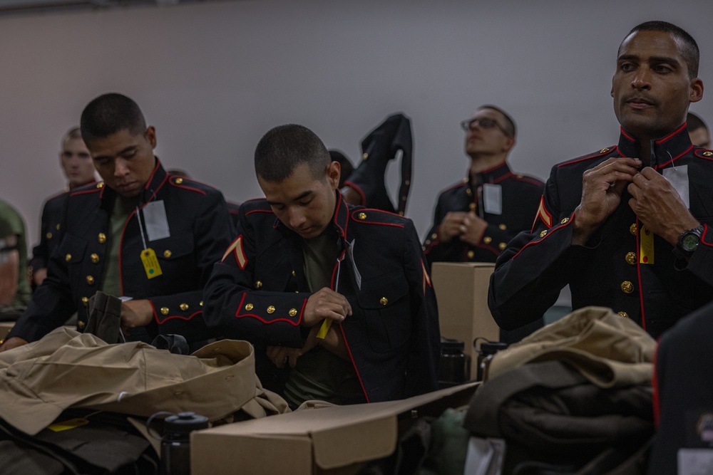 Echo Company 2nd Uniform Fitting