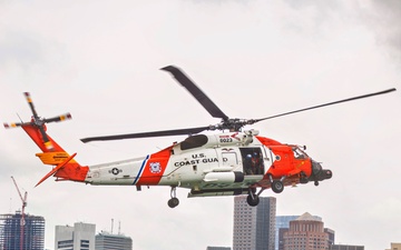 Coast Guard Conducts Search and Rescue Demonstration During Andrea Doria Commemoration