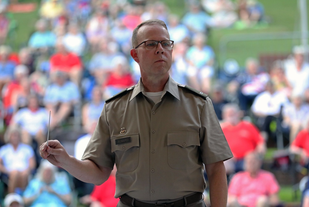 100th Army Band perform for the local community at Furman University
