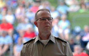 100th Army Band perform for the local community at Furman University