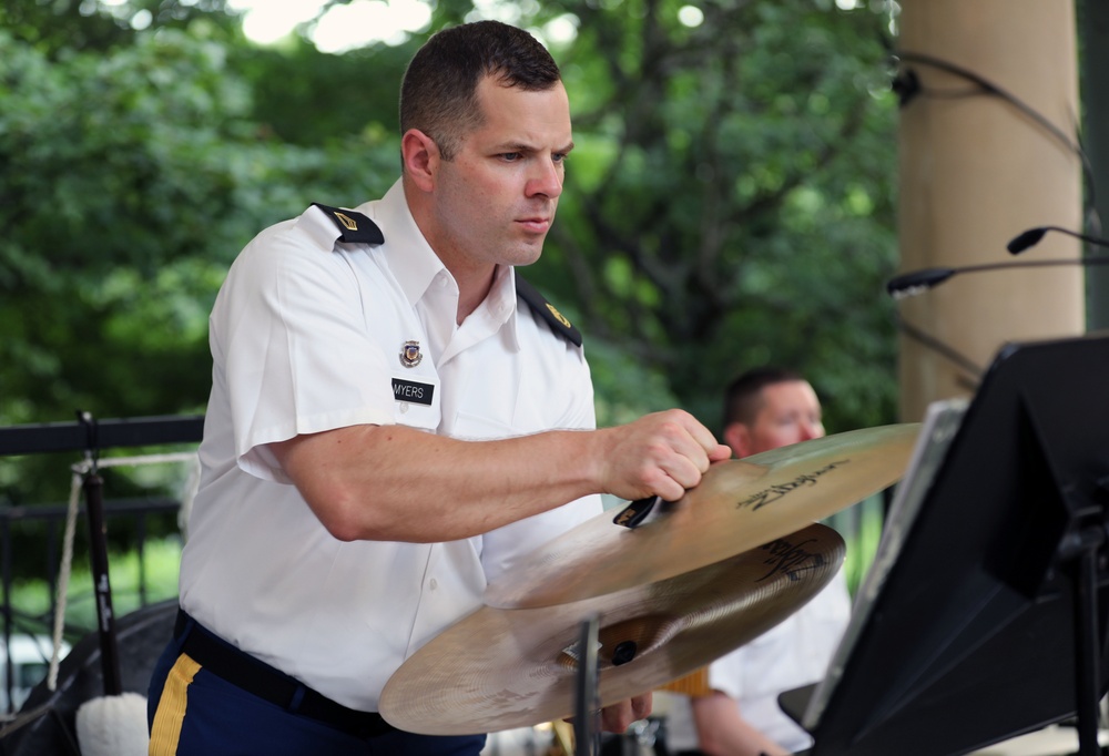 100th Army Band perform for the local community at Furman University