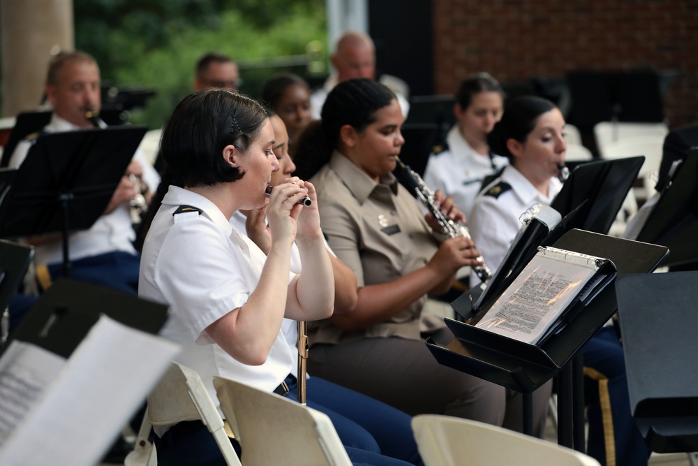 100th Army Band perform for the local community at Furman University