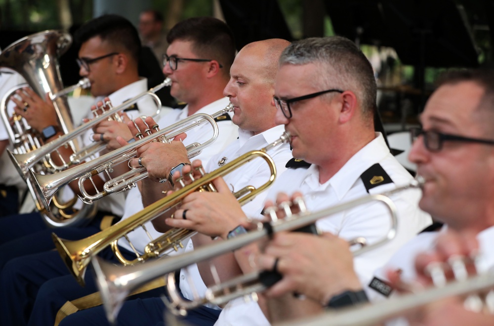 100th Army Band perform for the local community at Furman University