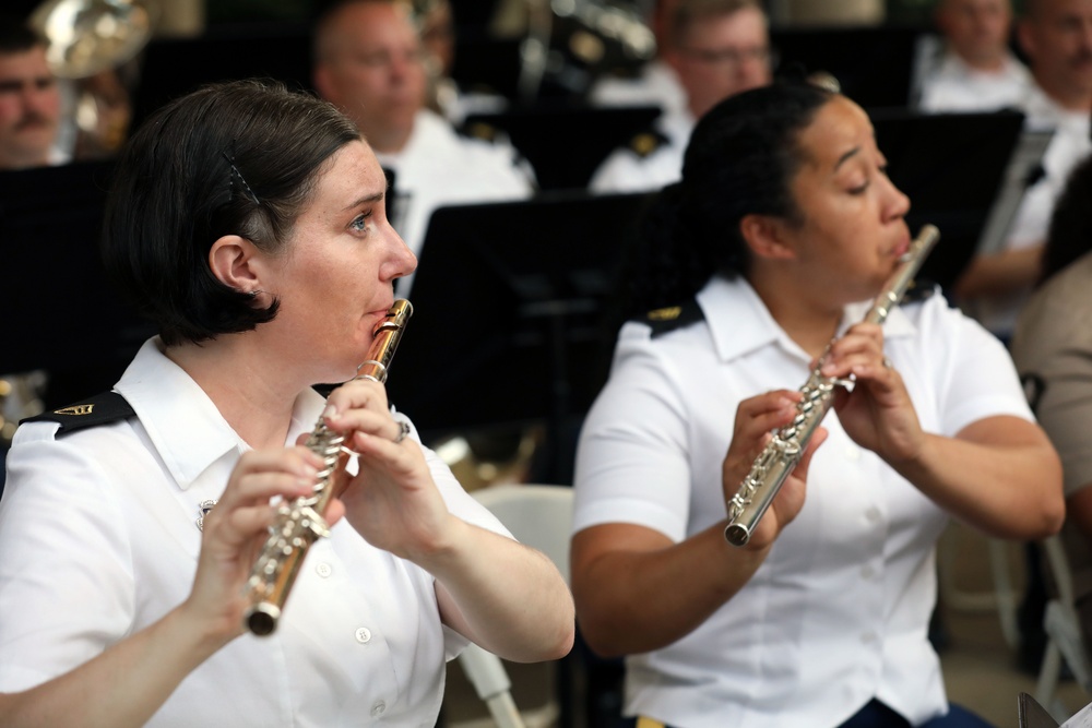 100th Army Band perform for the local community at Furman University