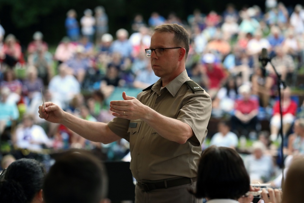 100th Army Band perform for the local community at Furman University