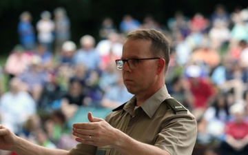100th Army Band perform for the local community at Furman University