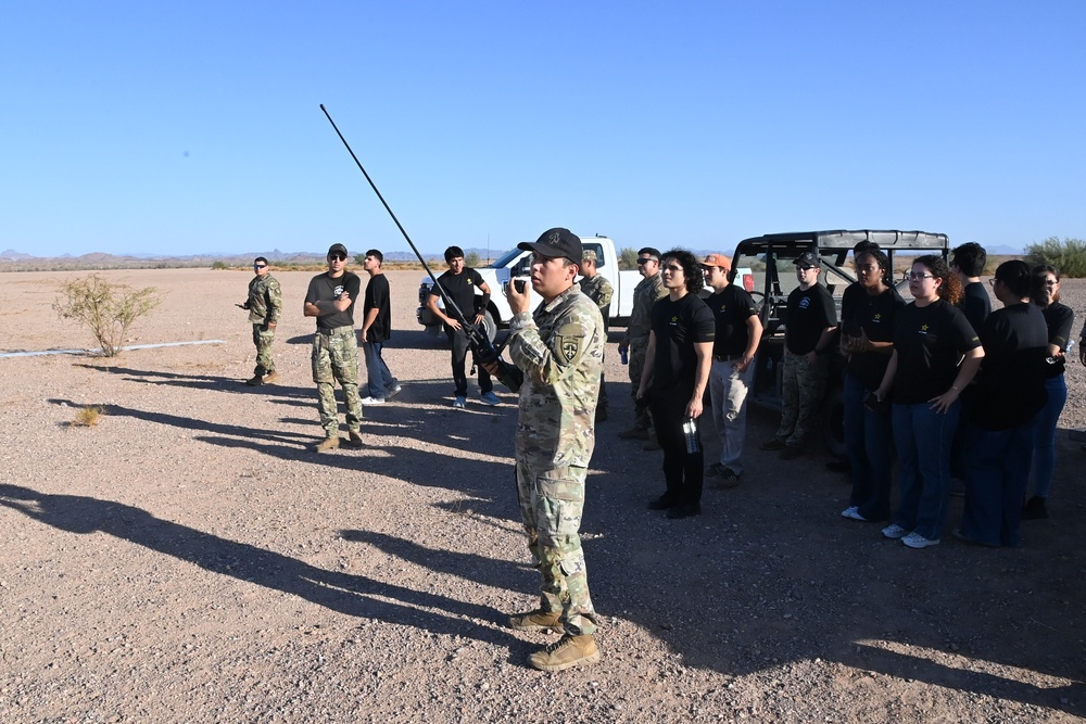 Yuma Proving Ground hosts Army recruit visit