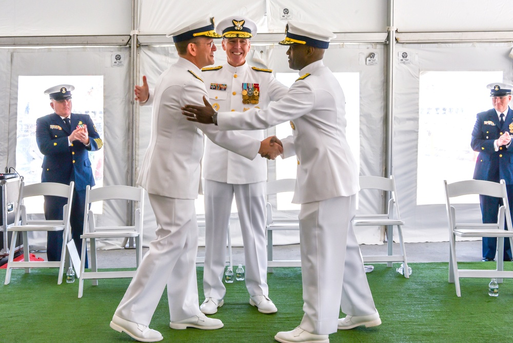 First Coast Guard District Change of Command Ceremony for Rear Adm. Michael Platt
